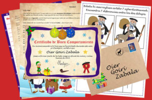 Carta de Olentzero a los niños personalizada