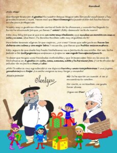 Carta de Olentzero a los niños personalizada