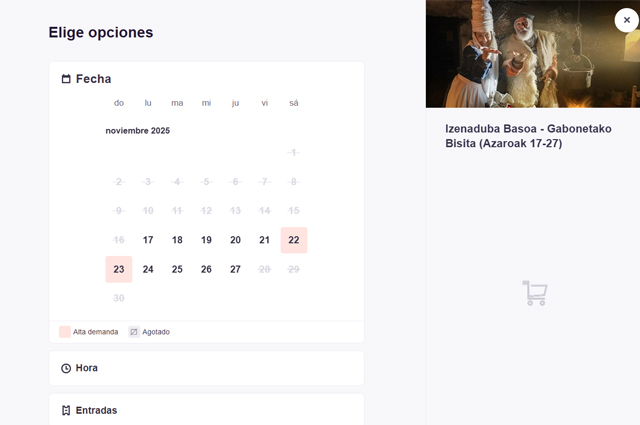 Reservar entrada Casa de Olentzero (zenaduba Basoa Mungia)