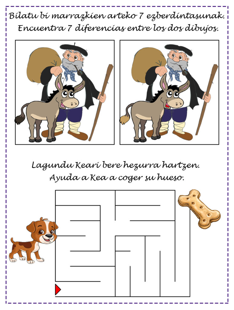 Pasatiempos Olentzero