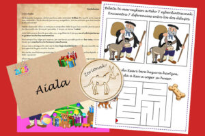 Carta de Olentzero a los niños personalizada