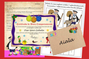 Carta de Olentzero a los niños personalizada