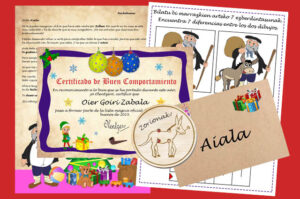 Carta de Olentzero a los niños personalizada