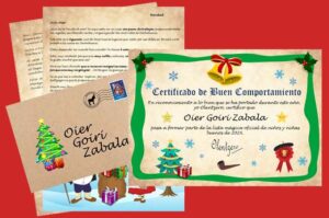 Carta de Olentzero a los niños personalizada