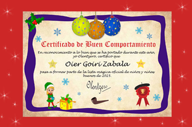Certificado de Buen Comportamiento